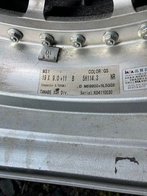 JDM SSR Professor MS1 19-inch final version assembled reverse side. No Tires - 画像 (5)