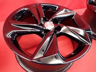 JDM Black repainted TOYOTA Crown 220 series RS genuine used wheels 4Bo No Tires - Image 10