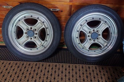 JDM WORK Equip 15-inch wheels and tires 4-book set. No Tires