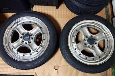 JDM WORK Equip 15-inch wheels and tires 4-book set. No Tires - Image 2