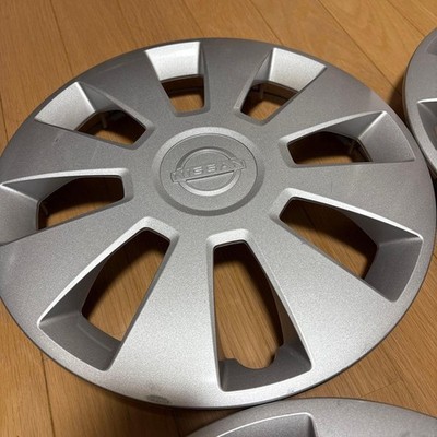 JDM NISSAN Genuine Wheel Caps Set of 4 (No Tires) - 画像 (3)