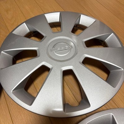 JDM NISSAN Genuine Wheel Caps Set of 4 (No Tires) - 画像 (4)