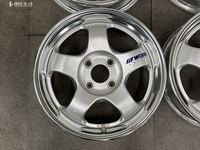 JDM 2-PieceWORK MEISTER S1 2P 15in 6J +45 6J +36 PCD100 4-Piece Set Fi (No Tires) - 画像 (3)