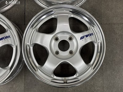 JDM 2-PieceWORK MEISTER S1 2P 15in 6J +45 6J +36 PCD100 4-Piece Set Fi (No Tires) - 画像 (4)