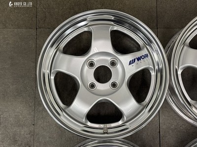 JDM 2-PieceWORK MEISTER S1 2P 15in 6J +45 6J +36 PCD100 4-Piece Set Fi (No Tires) - 画像 (5)