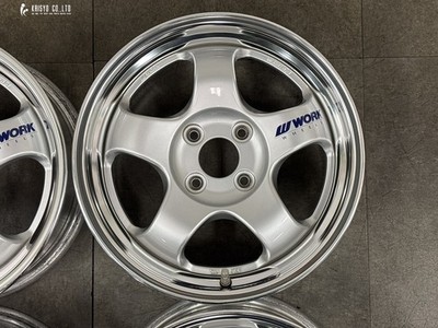 JDM 2-PieceWORK MEISTER S1 2P 15in 6J +45 6J +36 PCD100 4-Piece Set Fi (No Tires) - 画像 (6)