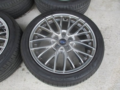 JDM subaru WRX STI genuine 18in PCD114.3 5 holes 8.5JJ OFF+55 245/40R1 No Tires - Image 2