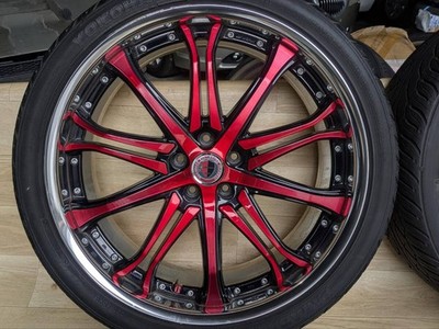 JDM Work MODERNES EXOTISCHES ELEMENT Wheels & Tires 4Book 228.5J+35 PC No Tires - Image 3