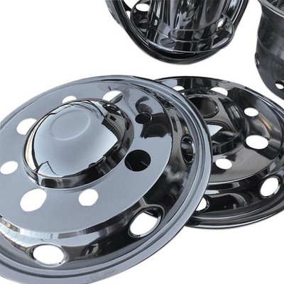 JDM Universal Wheel Liner Stainless Steel Chrome Plated Front (No Tires) - 画像 (3)