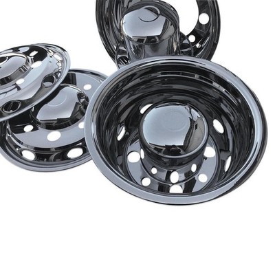 JDM Universal Wheel Liner Stainless Steel Chrome Plated Front (No Tires) - 画像 (4)