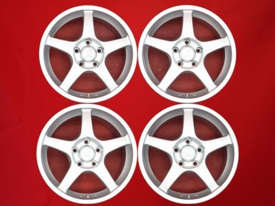 JDM Out of print rare KS05 used aluminum wheel 4Book 7/8J 16 PCD114.3 No Tires