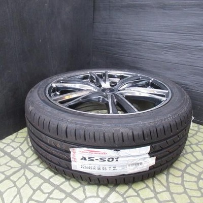 JDM 2025 Model Tires 225/45R18 95Y Chrome-colored aluminum wheels 187. (No Tires) - 画像 (2)