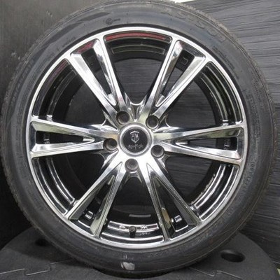 JDM 2025 Model Tires 225/45R18 95Y Chrome-colored aluminum wheels 187. (No Tires) - 画像 (3)