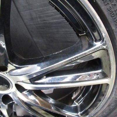 JDM 2025 Model Tires 225/45R18 95Y Chrome-colored aluminum wheels 187. (No Tires) - 画像 (4)