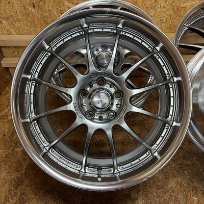 JDM Rare Size WORKSenDeep Rim198.5J+25/9.5J+38114.3/5 HoleSilvia Skyli No Tires - Image 2