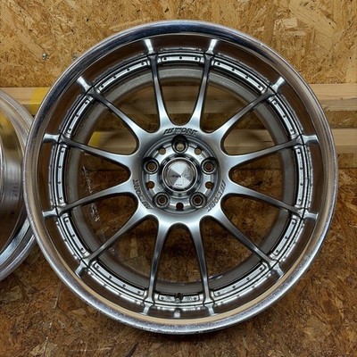 JDM Rare Size WORKSenDeep Rim198.5J+25/9.5J+38114.3/5 HoleSilvia Skyli No Tires - Image 8