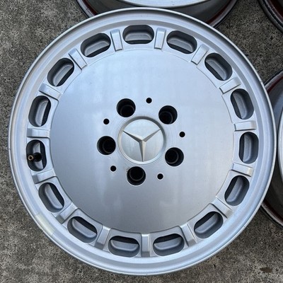 JDM Mercedes-Benz W126 genuine 6.5j/+21.5 hub approx. 67mm PCD112 1264 (No Tires) - 画像 (2)