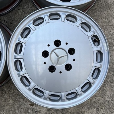 JDM Mercedes-Benz W126 genuine 6.5j/+21.5 hub approx. 67mm PCD112 1264 (No Tires) - 画像 (3)