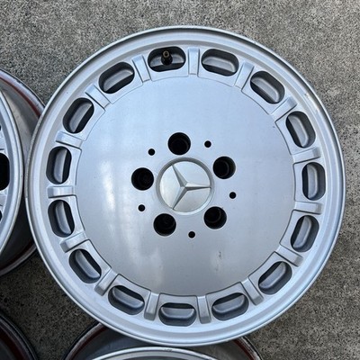 JDM Mercedes-Benz W126 genuine 6.5j/+21.5 hub approx. 67mm PCD112 1264 (No Tires) - 画像 (4)