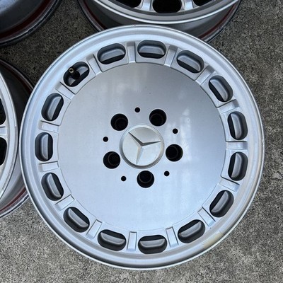 JDM Mercedes-Benz W126 genuine 6.5j/+21.5 hub approx. 67mm PCD112 1264 (No Tires) - 画像 (5)