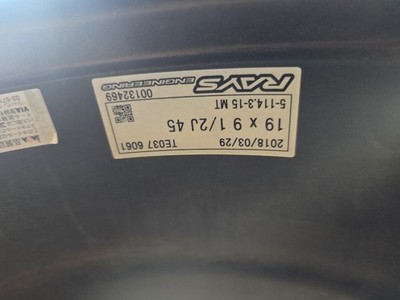 JDM Out of print RAYS TE037 6061 9.5J +45 R19 Rays TE037 9.5J +45 19RA No Tires - Image 10