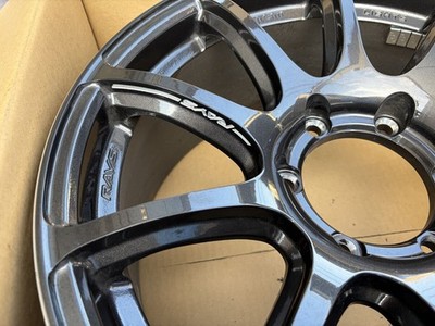 JDM RAYS gram lights 57Trans-X SD Gunmetal/Rim Edge DC H8 186H139.7 8J No Tires - Image 4