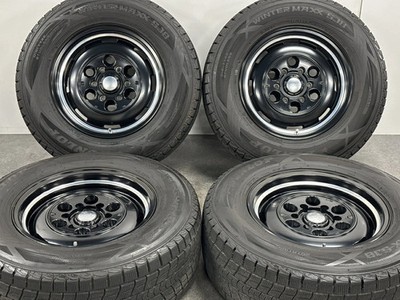 JDM Used MID wheel set 4-piece set 17x8.0J +20 PCD 139.7 265/65R17 (No Tires) - 画像 (2)