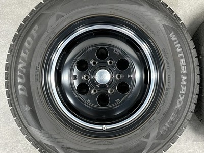 JDM Used MID wheel set 4-piece set 17x8.0J +20 PCD 139.7 265/65R17 (No Tires) - 画像 (4)