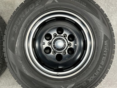 JDM Used MID wheel set 4-piece set 17x8.0J +20 PCD 139.7 265/65R17 (No Tires) - 画像 (5)