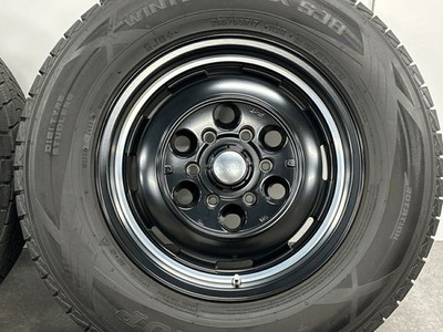 JDM Used MID wheel set 4-piece set 17x8.0J +20 PCD 139.7 265/65R17 (No Tires) - 画像 (7)