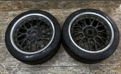 JDM Rare Item Stich 17x9J +35 114.3 5-hole 4-hole Drift Drift Rear Silv (No Tires)