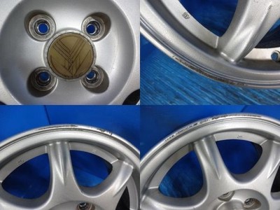 JDM Used rare lightweight genuine Mazda Roadster alloy wheels 4-hole 1 No Tires - Image 8