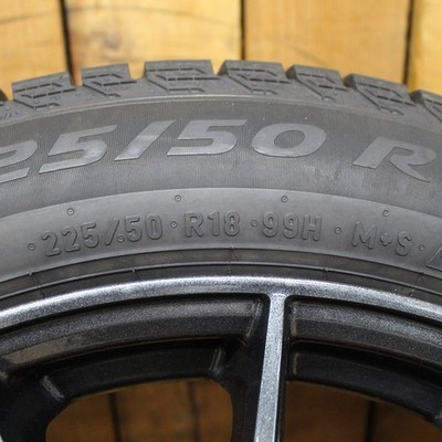 JDM Set of 4 182024 Pirelli 225/50R18 wheels with air pressure sensors No Tires - Image 3
