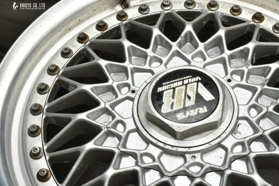 JDM RAYS VOLKRACING Gr.A 15in 6.5J +44 PCD114.3 EK9 Civic Type R ZC32S (No Tires) - 画像 (8)
