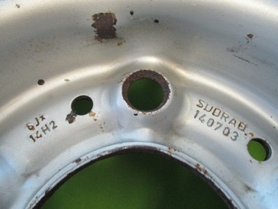 JDM BMW 3.0 CSi CS Spare Wheel Genuine Old Car Part No Tires - Image 4