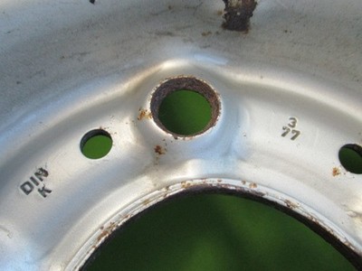 JDM BMW 3.0 CSi CS Spare Wheel Genuine Old Car Part No Tires - Image 5