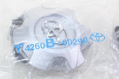 JDM Toyota Land Cruiser Prado 150 Series Aluminum Wheel Center Cap Y42 No Tires - Image 3