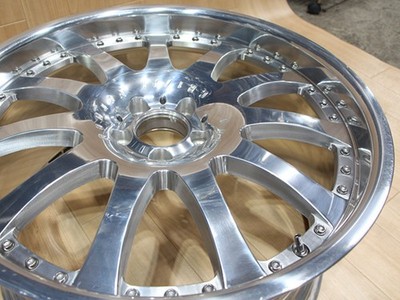 JDM A759 Deep Rim Rare Forged Carlsson CR 1/11 FORGED 21X10.5J+45 PCD1 No Tires - Image 7
