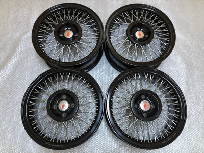 JDM Rare RUOTE BORRANI S-RAY RS1001 16x6.5J +35 wire wheels for 100 MIN (No Tires)