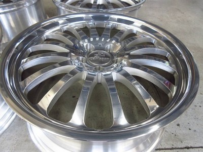 JDM Fully repaired Carlson 1/16 Ultralight 20-inch 8.5J +40 wheels. Fi (No Tires) - 画像 (4)