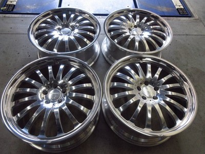 JDM Fully repaired Carlson 1/16 Ultralight 20-inch 8.5J +40 wheels. Fi (No Tires) - 画像 (7)