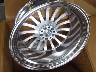 JDM Fully repaired Carlson 1/16 Ultralight 20-inch 8.5J +40 wheels. Fi (No Tires) - 画像 (9)