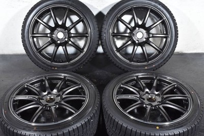 JDM RAYS Gravillage Itz 57transcend 18-inchPCD114.3 7.5J +50Dunlop Win No Tires