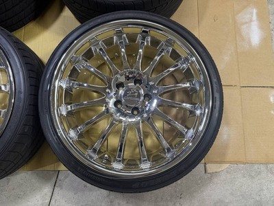 JDM 20-inch CARISSON curl 1/16 scale wheels and YOKOHAMA tires for Toy (No Tires) - 画像 (3)