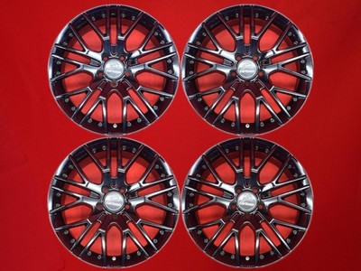 JDM Carlsson 1/10X Used Wheels 4Book 8.5J 18PCD112 5-hole +50 Hub 76 f No Tires