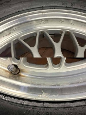 JDM SUBARU Alcyone Genuine BBS forging 16-inch wheels7J+50 5H114.3 Hub No Tires - Image 7