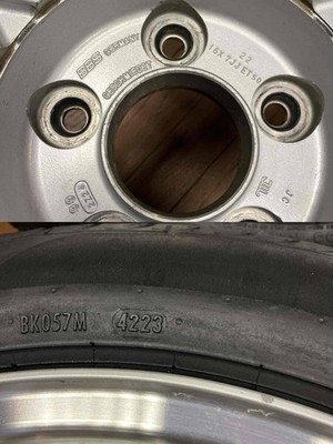 JDM SUBARU Alcyone Genuine BBS forging 16-inch wheels7J+50 5H114.3 Hub No Tires - Image 8