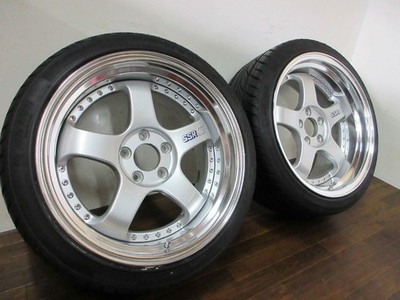 JDM ・2-Book Set Tanabe SSR Professor SP1 18in9J+24 5-hole PCD114.3 AKI No Tires - Image 3