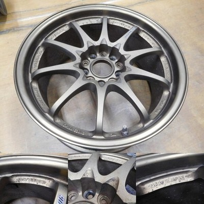 JDM 16-513Beautiful forgingRays CE28N 17in 8.5J +30 CT9A Lancer Evo R3 (No Tires) - 画像 (8)
