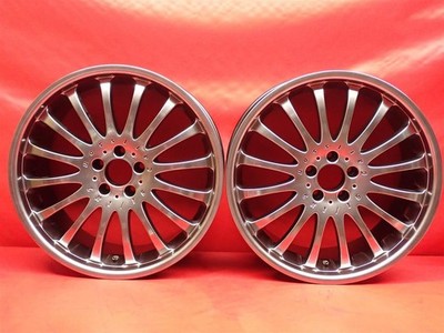 JDM 2-piece set of aftermarket used wheels: Carlsson CR 1/16 9.5J 20 P (No Tires)